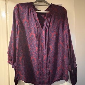 41 Hawthorn Purple and Red Blouse